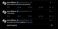 Screenshot via X/@jesse williams
